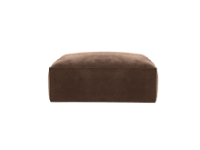 Riley Muse Chocolate Modular Big Ottoman color Muse Chocolate