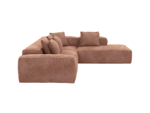 Riley Muse Dusk Modular Sofa - 5 Seater Right Terminal color Muse Dusk
