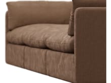 Willow Tribute Chestnut Modular Sofa - 3 Seater color Tribute Chestnut