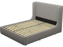 Lucy Drawer Bed Isla Soft Grey color Isla Soft Grey