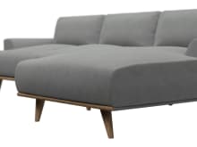 Dane Maya Flint Chaise Sofa - 3 Seater color Maya Flint