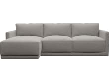 Haven Apt Boucle Pumice Chaise Sofa color Boucle Pumice