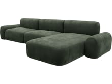 Beckett Muse Forest Chaise Sofa - 3 Seater color Muse Forest