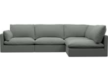 Willow Tribute Storm Corner Sofa - 4 Seater RAF Terminal color Tribute Storm