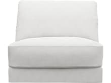 Monica Noa Fog Armless Sofa Chair Module color Noa Fog