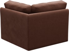 Monica Muse Rust Corner Sofa Chair Module color Muse Rust