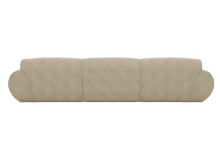 Malmo Avon Taupe Sofa - 3 Seater color Avon Taupe