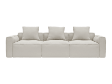 Riley Apt Santa Fe Sand Sofa - 3 Seater color Santa Fe Sand