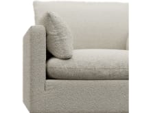 Willow Boucle Ivory Armchair color Boucle Ivory
