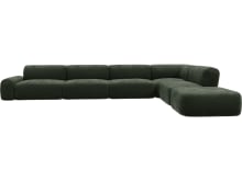Beckett Muse Forest Modular Sofa - 7 Piece color Muse Forest