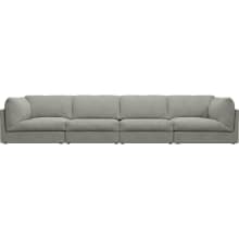 Finley Toorak Pebble Modular Sofa - 4 Seater color Toorak Pebble
