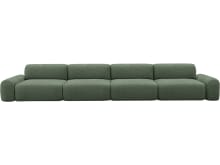 Beckett Tribute Dark Jade Modular Sofa - 4 Seater color Tribute Dark Jade