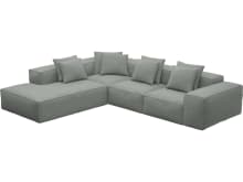 Riley Tribute Storm Modular Sofa - Arm, 2x Armless, Corner, Left Terminal color Tribute Storm