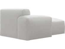 Copenhagen Muse Frost Left Arm Facing Chaise Module color Muse Frost