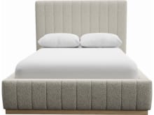 Brentwood Gas Lift Bed Boucle Ivory color Boucle Ivory