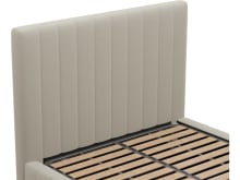 Brentwood Gas Lift Bed Plaza Natural color Plaza Natural