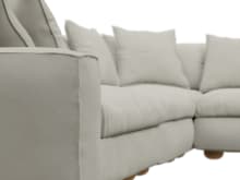 Tully California Ivory Modular Sofa - 5 Piece color California Ivory