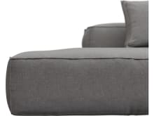 Riley California Slate Modular Sofa - 1x Arm, 3x Armless, 1x Left Terminal color California Slate