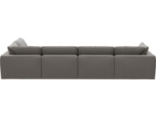 Cloud Deep Boucle Pumice Modular Sofa - 6 Piece color Boucle Pumice