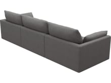 Willow California Slate Modular Sofa - 3 Seater color California Slate
