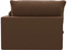Willow Tribute Chestnut 1 Seat Right Arm Facing Sofa Module color Tribute Chestnut