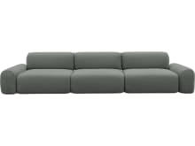 Beckett Tribute Storm Modular Sofa - 3 Seater color Tribute Storm