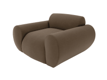 Malmo Blaze Mocha Armchair color Blaze Mocha