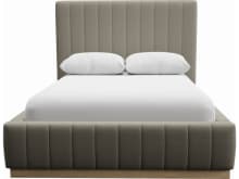 Brentwood Gas Lift Bed Plaza Natural color Plaza Natural