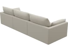 Willow Toorak Pearl Modular Sofa - 3 Seater color Toorak Pearl