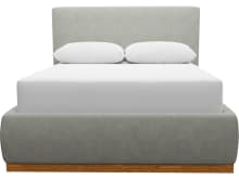 Haven Dark Gas Lift Bed Toorak Pebble color Toorak Pebble