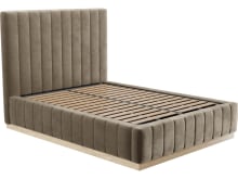 Brentwood Gas Lift Bed Tribute Walnut color Tribute Walnut