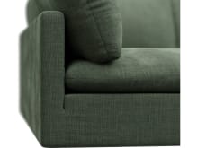 Willow Tribute Dark Jade Corner Sofa - 4 Seater LAF Terminal color Tribute Dark Jade