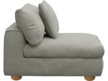 Tully Toorak Pebble Armless Sofa Chair Module color Toorak Pebble