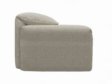 Clarence Boucle Ivory Sofa - 4 Seater color Boucle Ivory
