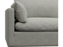 Willow Toorak Pebble Modular Sofa - 3 Seater color Toorak Pebble