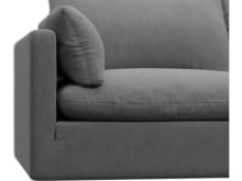 Willow Maya Flint Chaise Sofa - 3 Seater color Maya Flint