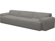 Copenhagen Isla Soft Grey Sofa - 3 Seater color Isla Soft Grey