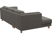 Hayes Isla Soft Grey Chaise Sofa - 3 Seater color Isla Soft Grey