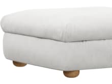Tully Noa Fog Ottoman color Noa Fog