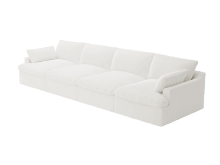 Retreat Tribute Ice Modular Sofa - 4 Piece color Tribute Ice