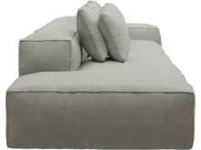 Riley Toorak Pebble Modular Sofa - 1x Arm, 2x Armless, 1x Left Terminal color Toorak Pebble