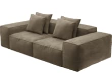 Riley Tribute Walnut Modular Sofa - 2 Seater color Tribute Walnut
