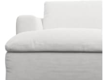 Cloud Deep Noa Fog Modular Sofa - 3 Seater Chaise color Noa Fog