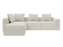 Riley Apt Toorak Pearl Sofa - 5 Seater LAF Terminal color Toorak Pearl