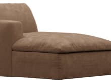 Cloud Deep Chaise Left Module Tribute Chestnut color Tribute Chestnut