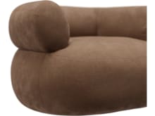 Colette Tribute Chestnut Swivel Armchair color Tribute Chestnut