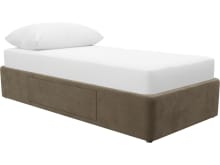 Zenith Kids 1 Storage Drawer Bed Base Tribute Walnut color Tribute Walnut