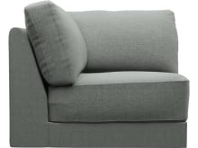 Monica Tribute Storm Corner Sofa Chair Module color Tribute Storm