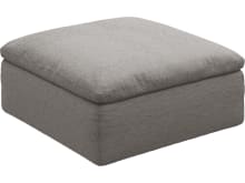 Cloud Ottoman Boucle Pumice color Boucle Pumice