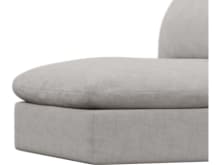 Willow Avon Mineral Armless Sofa Module color Avon Mineral